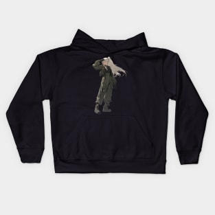 Anime Military Kawaii Girl Kids Hoodie